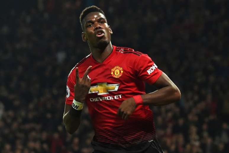 Pogba foi eleito o melhor jogador no duelo contra o Bournemouth (Foto: Paul Ellis / AFP)