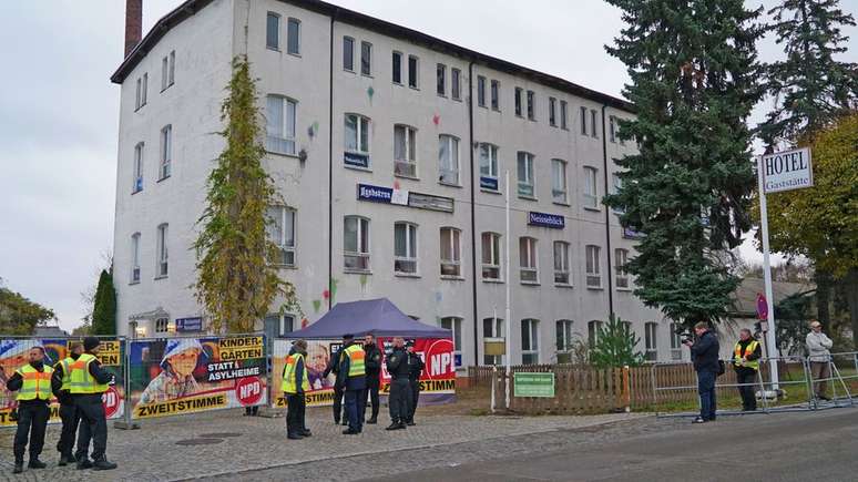 O Hotel Neisseblick recebeu em outubro evento de neonazistas