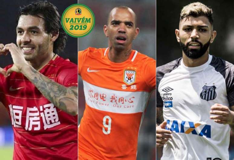 Ricardo Goulart, Diego Tardelli e Gabigol foram nomes cogitados nos clubes (Foto: Divulgação)