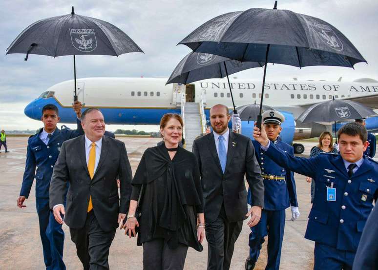 Mike Pompeo veio ao Brasil para a posse de Jair Bolsonaro