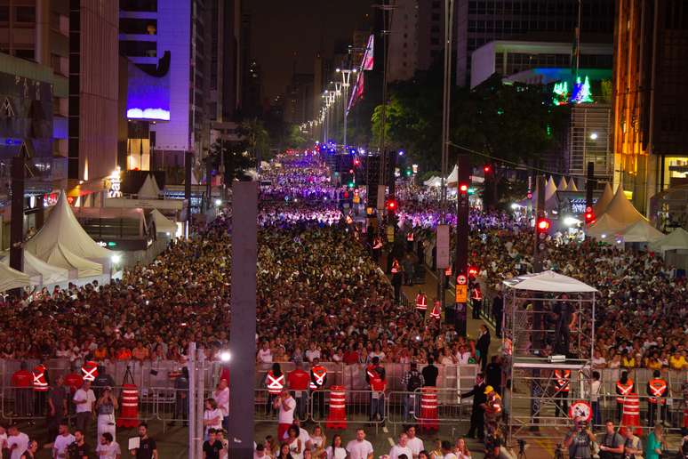 Final de ano na Avenida Paulista em foto de arquivo