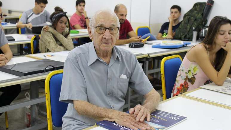 Carlos Augusto Manço começou o curso de arquitetura e urbanismo aos 90 anos