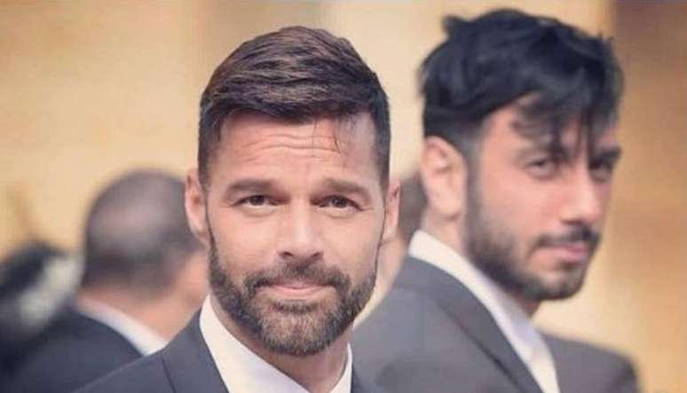 O cantor Ricky Martin e o marido Jwan Yousef.