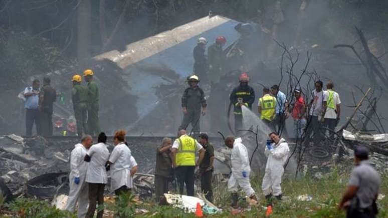 No acidente da empresa Cubana de Aviación, foi identificado que houve falha humana