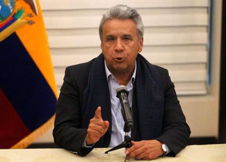 Presidente do Equador, Len&iacute;n Moreno, em Quito 12/04/2018 REUTERS/Daniel Tapia