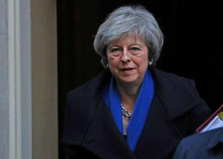 A primeira-ministra britânica, Theresa May, em Londres