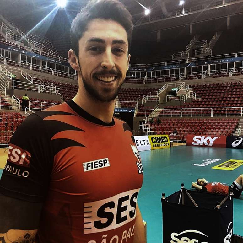 Lucas Lóh é o segundo maior pontuador do Sesi-SP na Superliga 2018/19 (Foto: Divulgação/CBV)