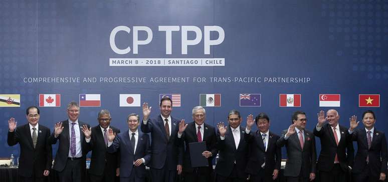Representantes de 11 países-membros do Tratado Transpacífico reeditaram o acordo depois que os EUA decidiram deixar o grupo
