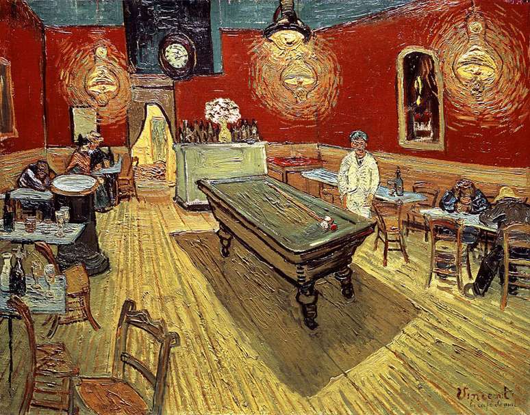 Vincent visitava bastante o café da Place Lamartine, seu local preferido da cidade