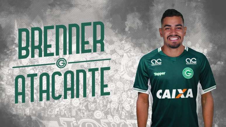 Goiás oficializa Brenner como novo reforço para 2019 (Foto: Reprodução/Twitter)