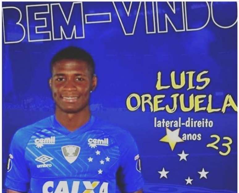Orejuela fica no Cruzeiro até o fim de 2019- Reprodução