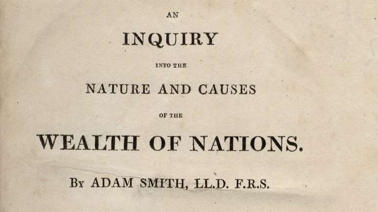 Página da famosa obra de Adam Smith, que muitos consideram relevante ainda hoje