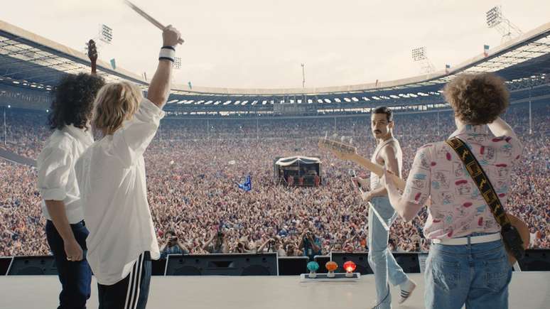 O filme recria o show do Live Aid, em 1985.