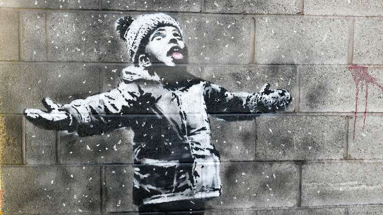 Obra de Banksy no País de Gales