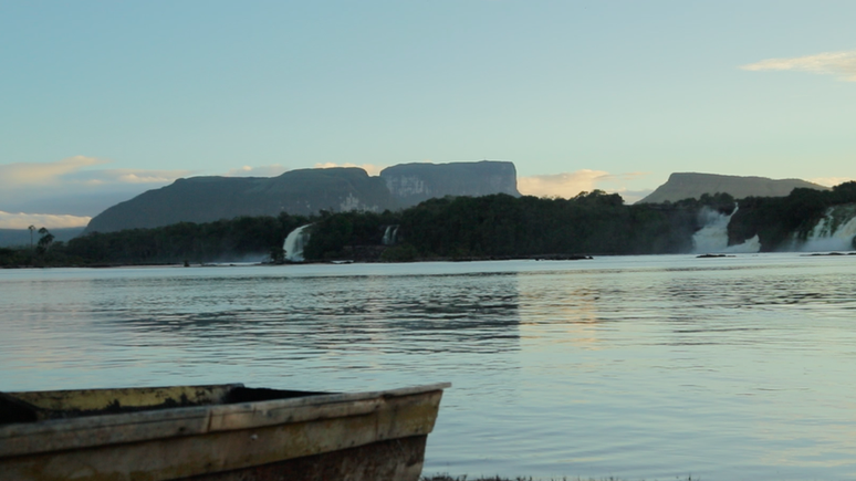 A paisagem natural &eacute; bel&iacute;ssima no Parque Nacional Canaima