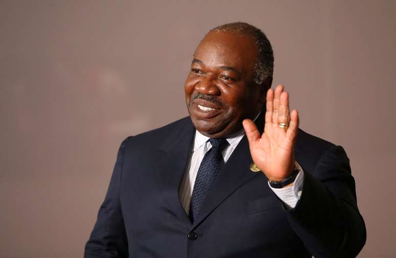O presidente do Gabão, Bongo Ondimba