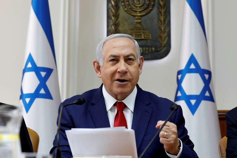 Primeiro-ministro de Israel, Benjamin Netanyahu
06/01/2019
Gali Tibbon/Pool via REUTERS