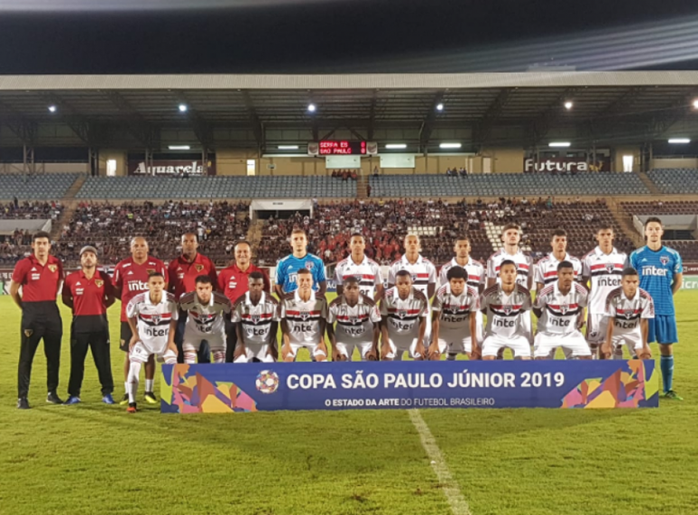 São Paulo está garantido na segunda fase da Copa São Paulo de Futebol Júnior (Reprodução/Twitter)