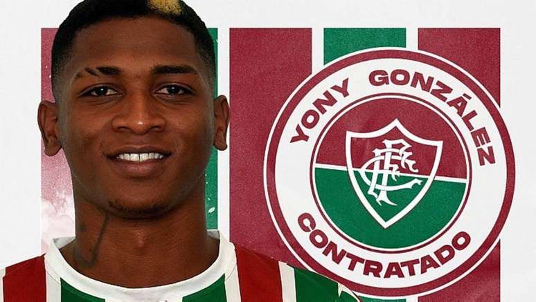 Fluminense anuncia contratação do atacante colombiano Yony González
