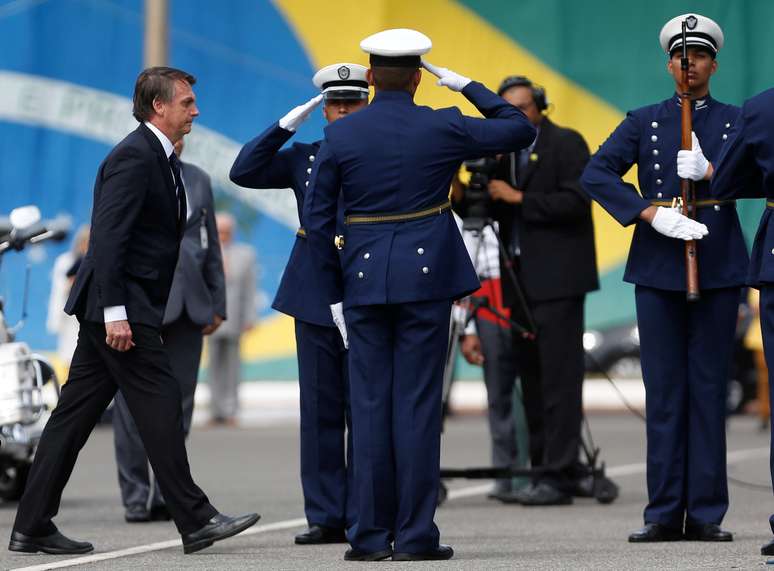 Presidente Jair Bolsonaro durante evento da For&ccedil;a A&eacute;rea em Bras&iacute;lia 04/01/2019 REUTERS/Adriano Machado