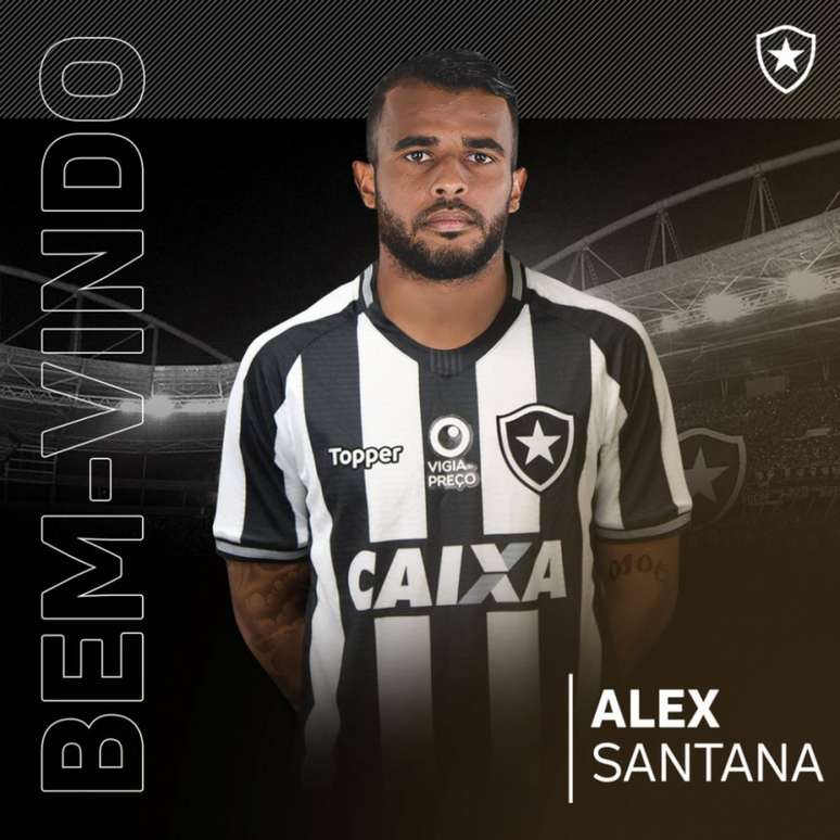 Alex Santana é o quinto reforço do Botafogo (Foto: Reprodução/Twitter)