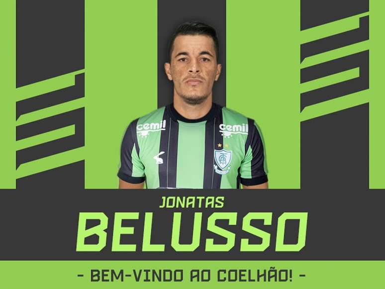 Jonatas Belusso passou por Vitória-BA e Coritiba na temporada 2018- Divulgação América-MG