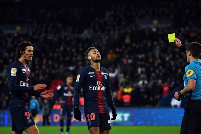 PSG foi derrotado pelo Guingamp (Foto: Anne-Christine Poujoulat/AFP)