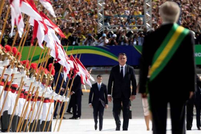 Cerimônia de posse do presidente Jair Bolsonaro, em 1º de janeiro