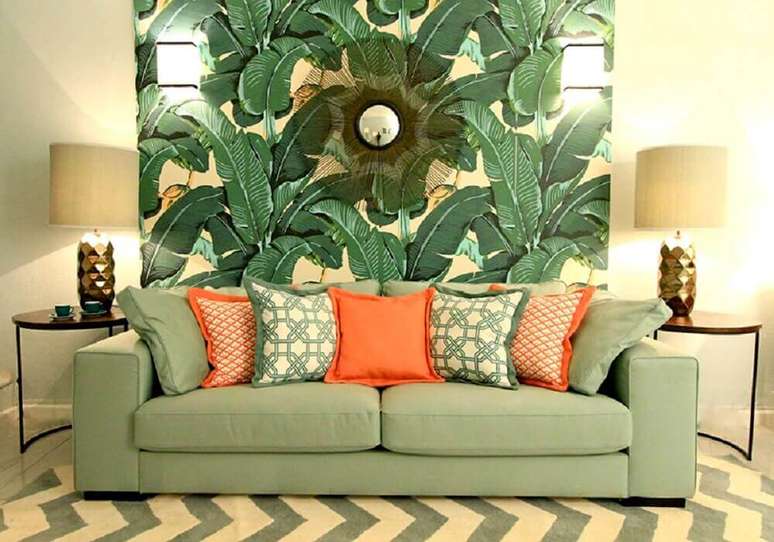 2. Folhagens é uma tendência de decoração de casa para o verão – Foto: Home Styling Corner