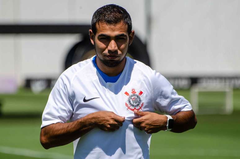 Sornoza em apresentação no Corinthians