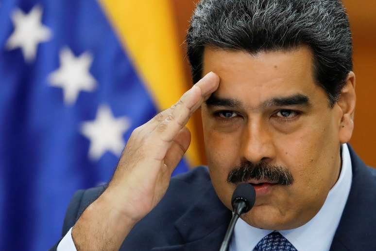 Presidente da Venezuela, Nicolas Maduro, no Palácio Miraflores 09/01/2019 REUTERS/Manaure Quintero