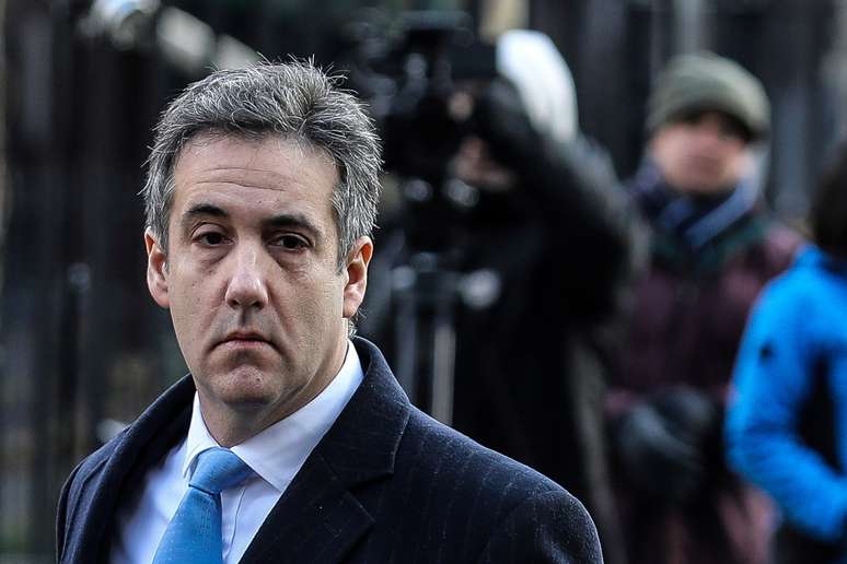 FILE PHOTO: Michael Cohen, U.S. President Donald Trump's former lawyer, arrives for his sentencing at United States Court house in the Manhattan borough of New York City, New York, U.S., December 12, 2018. REUTERS/Jeenah Moon/File Photo