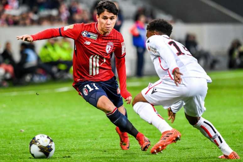 Luiz Araújo é destaque no Lille (Foto: AFP)