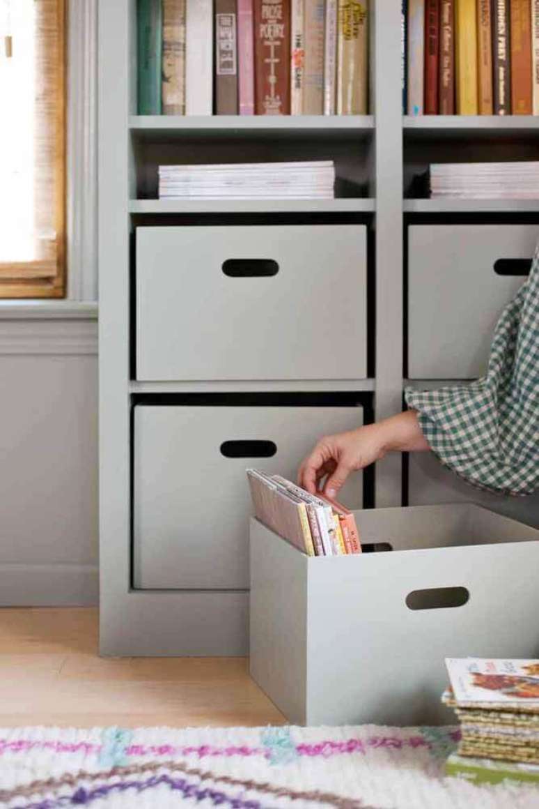 1. A caixa organizadora é um item que não pode faltar para deixar a sua casa sempre em ordem – Foto: Enter Tint Name