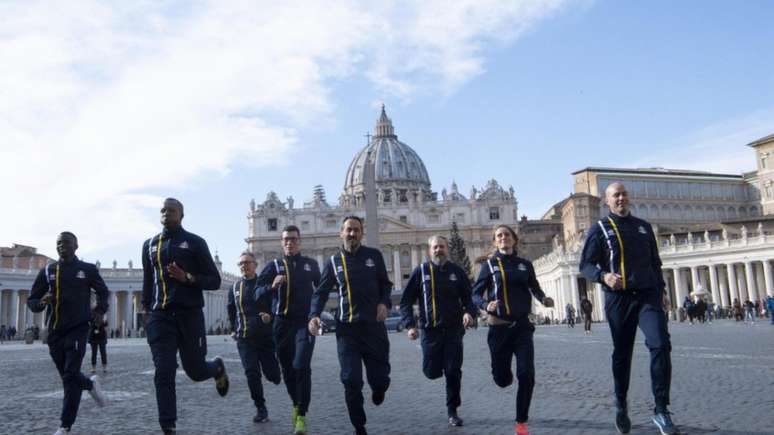 Athletica Vaticana é a equipe de atletismo da cidade-Estado do Vaticano (Foto: Divulgação)