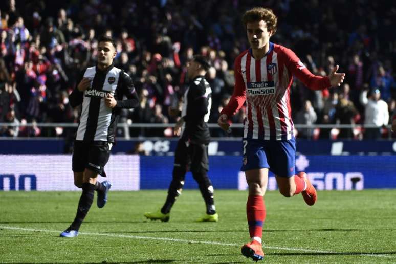 Francês deu a vitória para o Atlético (Foto: AFP)