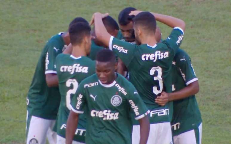 Palmeiras vence Galvez-AC e esta nas oitavas de final da Copinha (Foto: Reprodução)