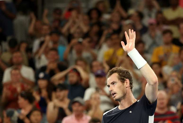 Andy Murray foi derrotado na rodada de abertura do Aberto da Austrália