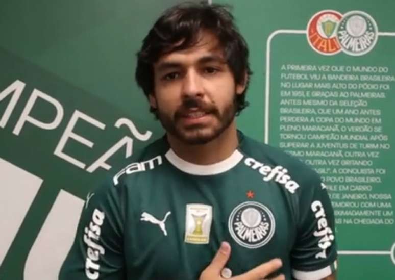 Ricardo Goulart foi emprestado pelo Guangzhou Evergrande, da China, até o final do ano (Reprodução/TV Palmeiras)