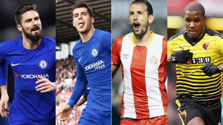 Giroud, Morata, Stuani ou Ighalo podem pintar no Barça (Foto: Divulgação)
