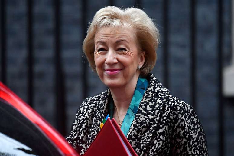 L&iacute;der do Partido Conservador na C&acirc;mara dos Comuns, Andrea Leadsom 20/11/2018 REUTERS/Toby Melville