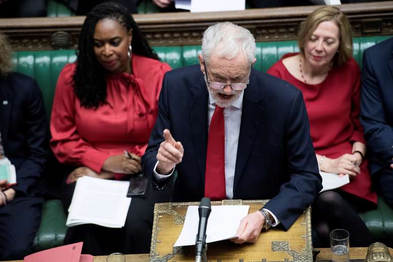 Líder do Partido Trabalhista, Jeremy Corbyn
16/01/2019
UK Parliament/Jessica Taylor/Handout via REUTERS