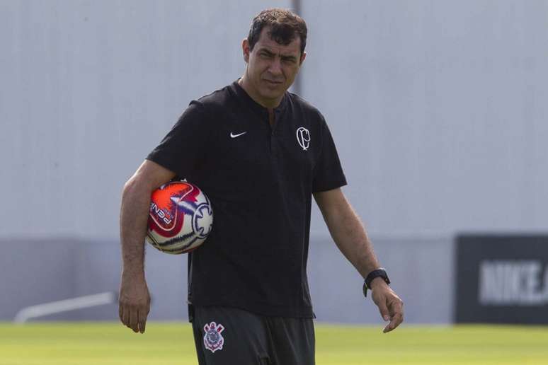 Técnico Fábio Carille, do Corinthians (Foto: Daniel Augusto Jr)