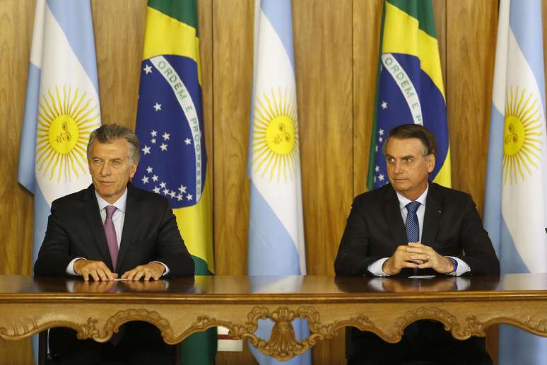 Bolsonaro e Macri se reuniram nesta quarta-feira (16)