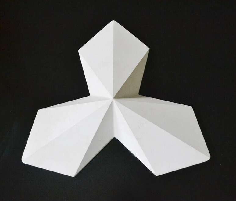 33. Modelo de revestimento 3D para parede &ndash; Foto: Admirato