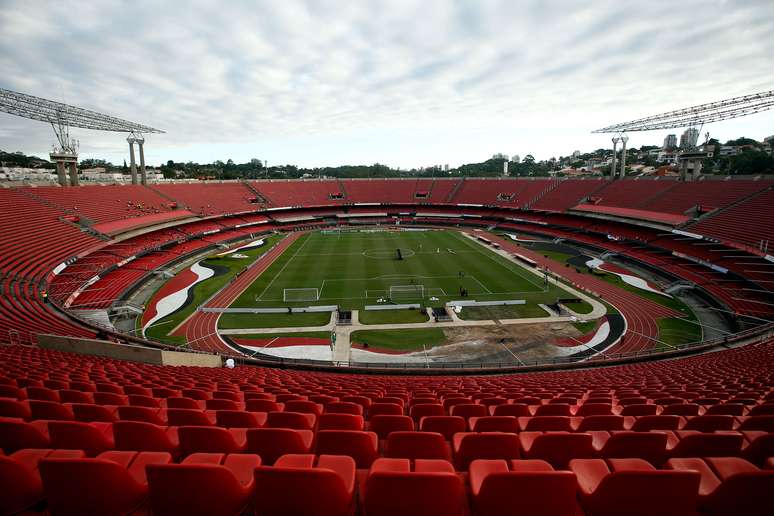 Vista do Estádio do Morumbi, na zona sul de São Paulo