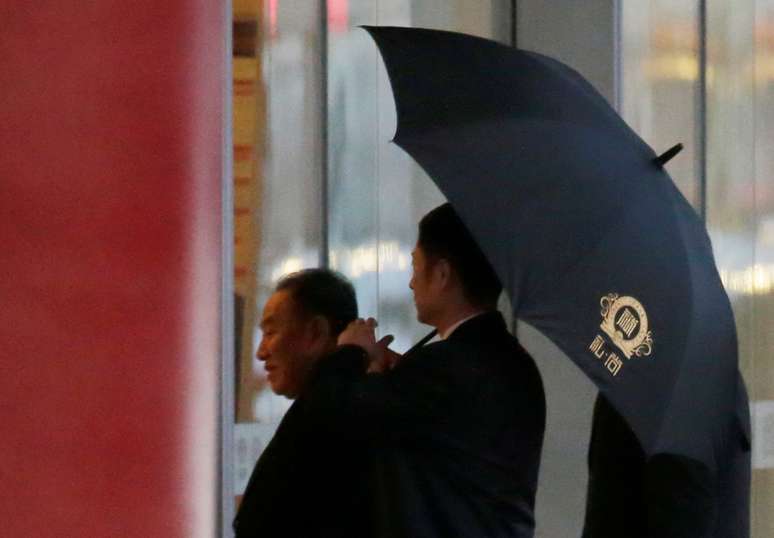 Dirigente norte-coreano Kim Yong Chol chega a aeroporto de Pequim 17/01/2019 REUTERS/Jason Lee