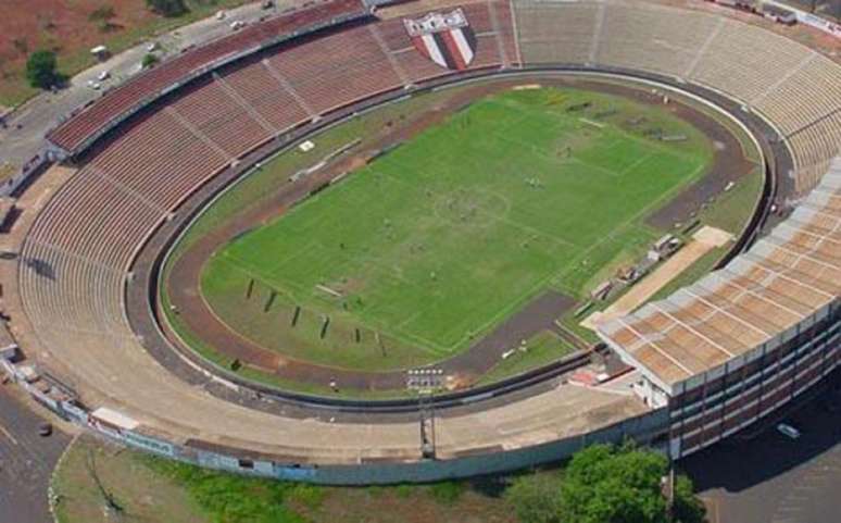 Estádio do Botafogo-SP, deve ser um dos que Santos deve mandar jogos no Paulista (Foto: Divulgação/Botafogo-SP)