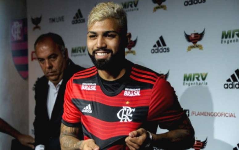 Gabigol foi a grande contratação do Flamengo para 2019 (Fotos: Marcelo Cortes/Flamengo)
