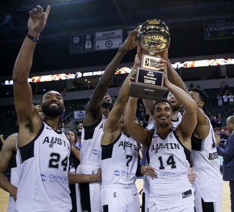 Austin Spurs foi o último campeão da Liga de Desenvolvimento Americana de Basquete (NBAE)